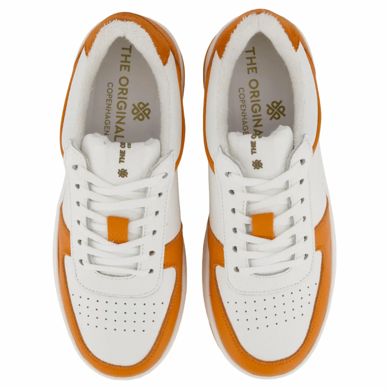 The Original 1936 Copenhagen The Ella 2.0 White/orange Tumbled Leather Flerfärgad, Vit och Orange Best