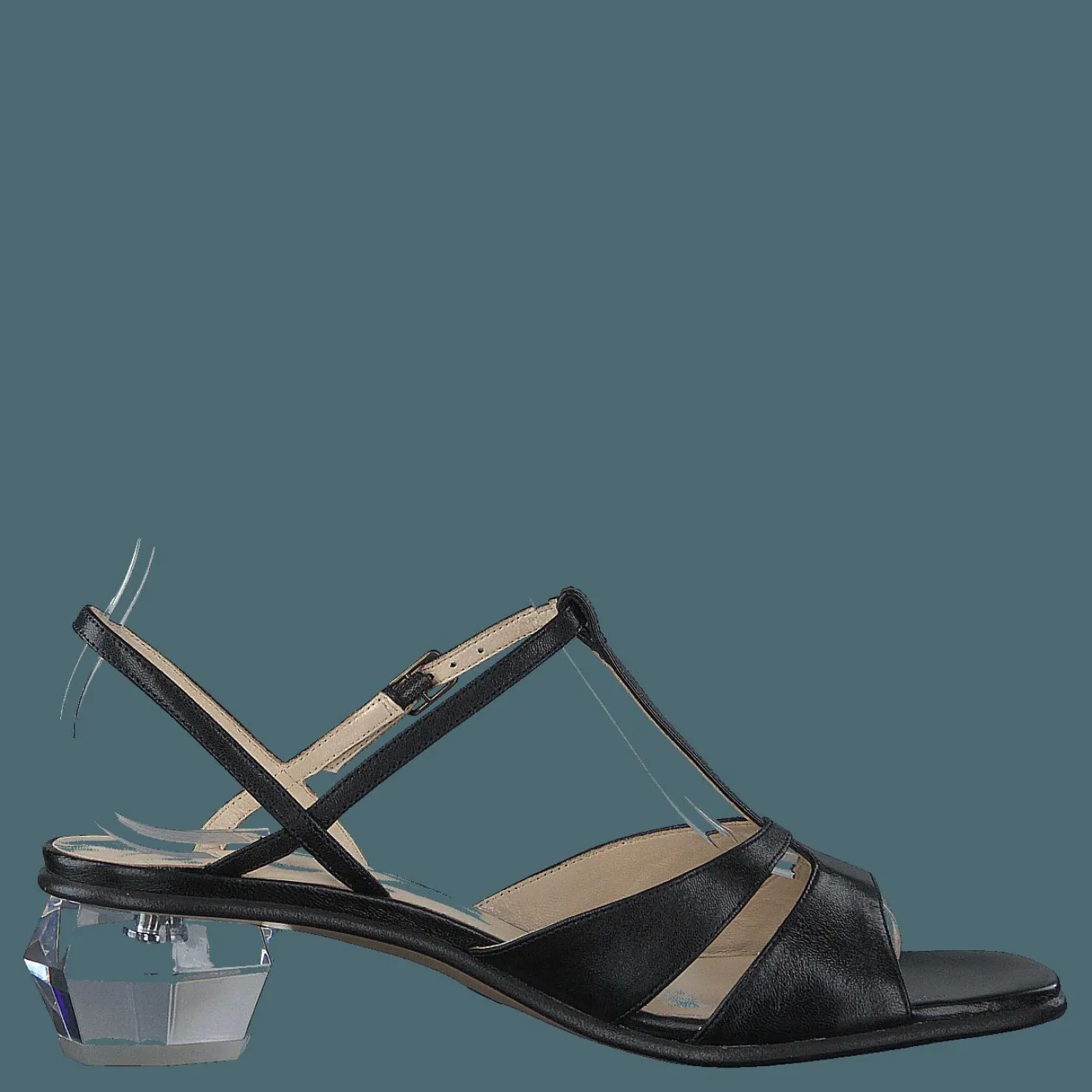 Marc Jacobs The Gem Sandal Black Svart Outlet