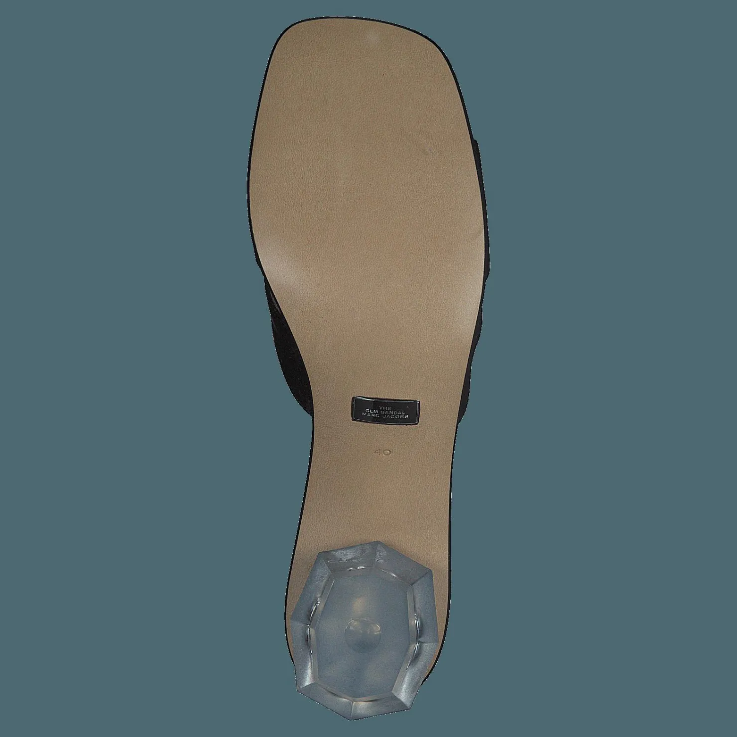 Marc Jacobs The Gem Sandal Black Svart Outlet