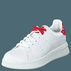 Marc Jacobs The Tennis Shoe White-red Vit och Röd New