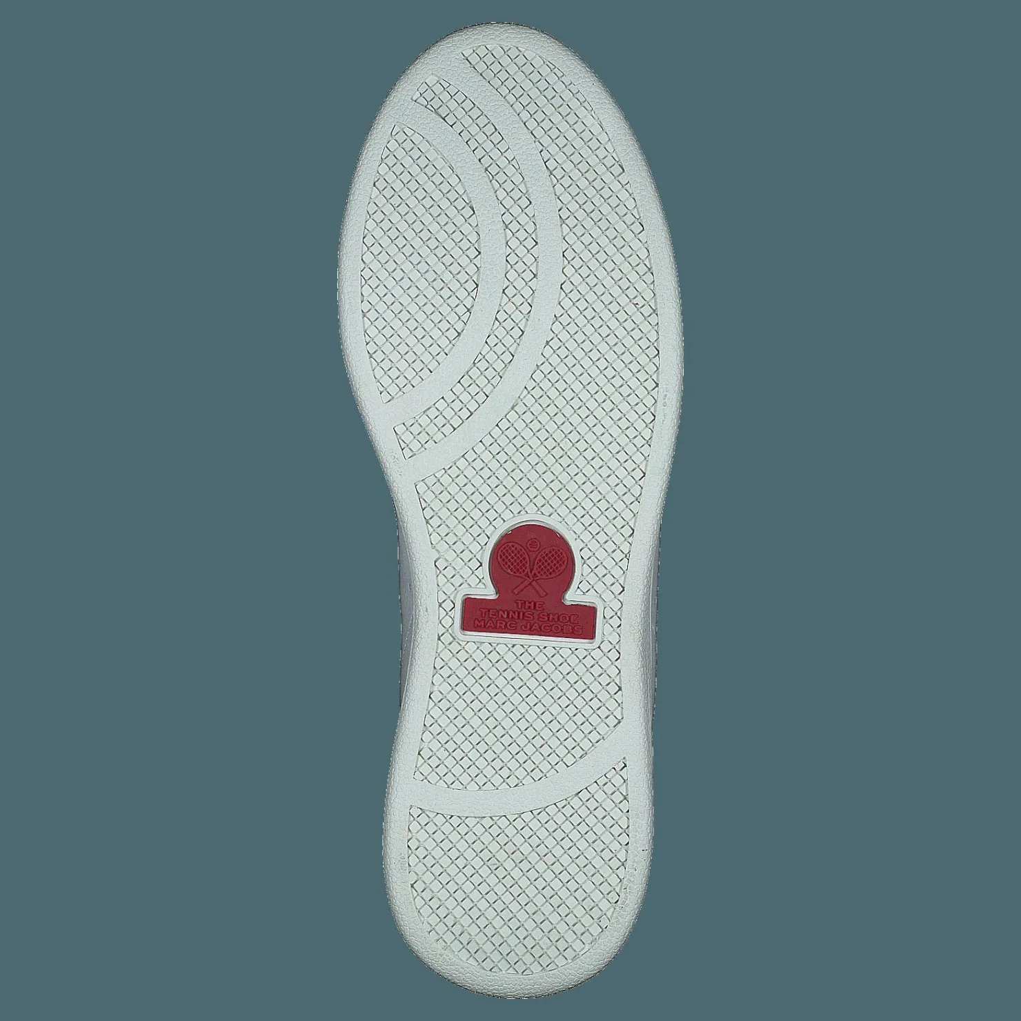Marc Jacobs The Tennis Shoe White-red Vit och Röd New