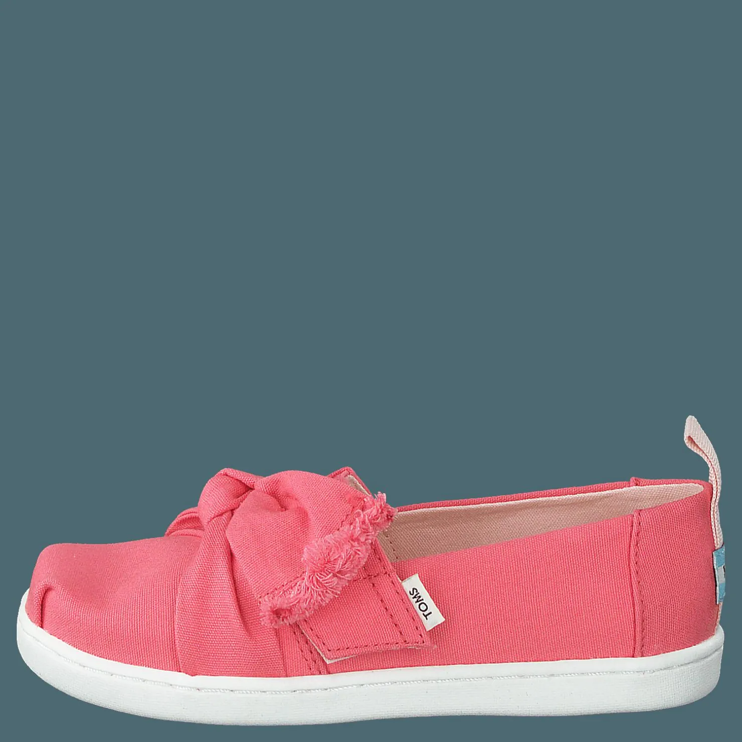 Toms Tiny Canvas Knot Alprg Peach Rosa Clearance