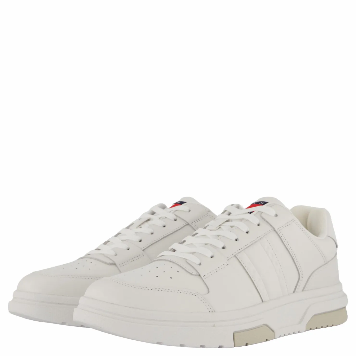 Tommy Hilfiger Tjm Leather Cupsole 2.0 Vit Sale