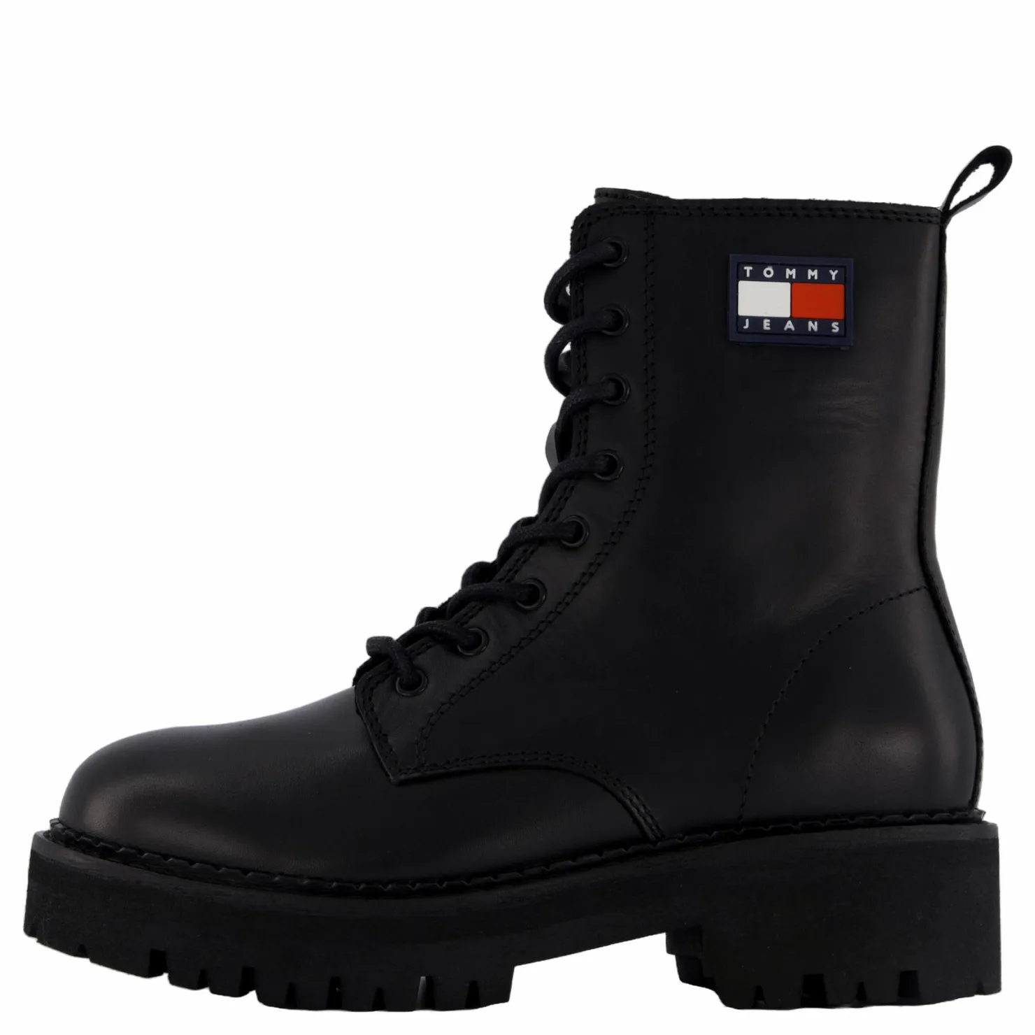 Tommy Hilfiger Tjw Urban Lace Up Boot Black Svart Outlet