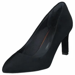 Rockport Tm Valerie Pump Black Suede Svart Outlet