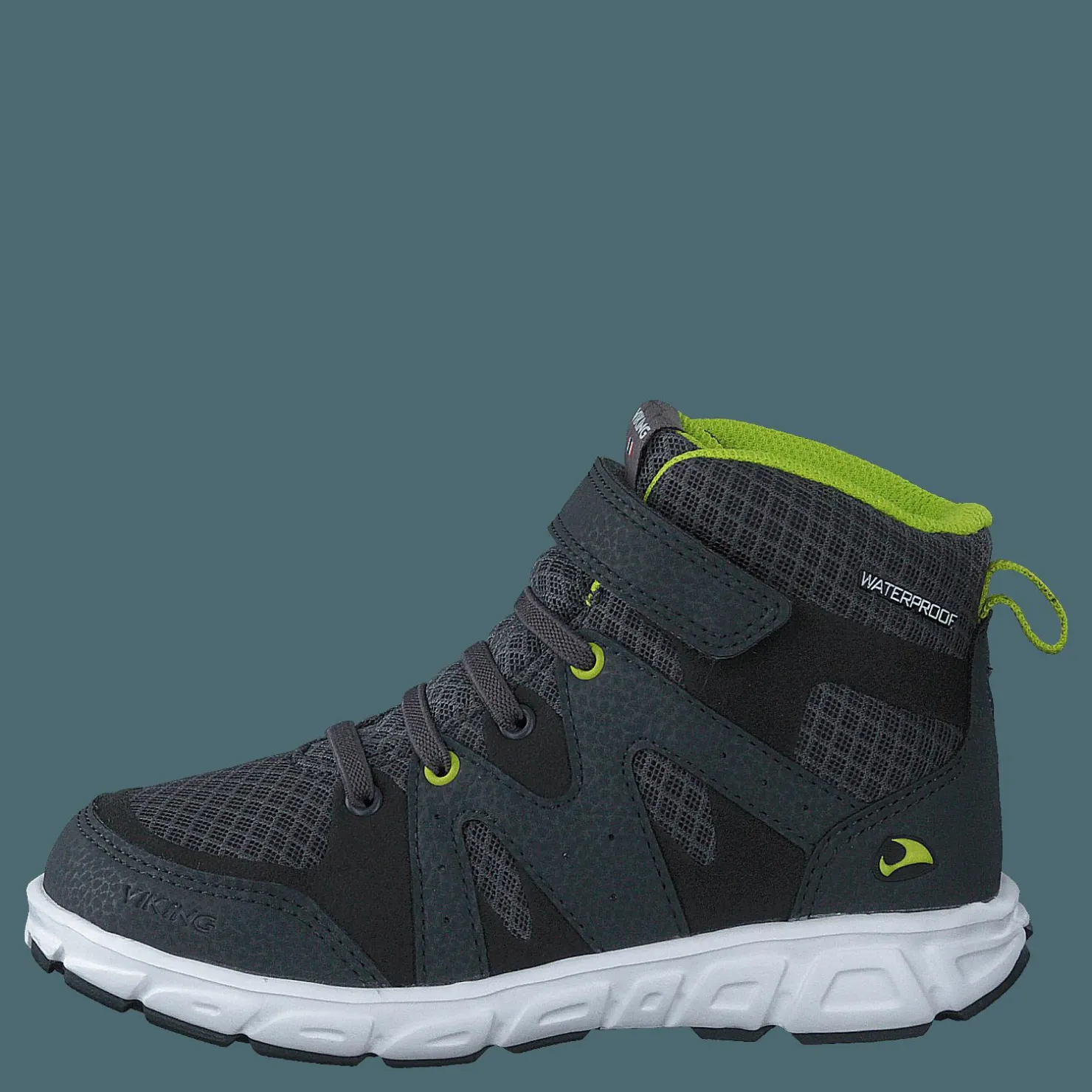 Viking Tolga Mid Wp Charcoal/black Blå Discount