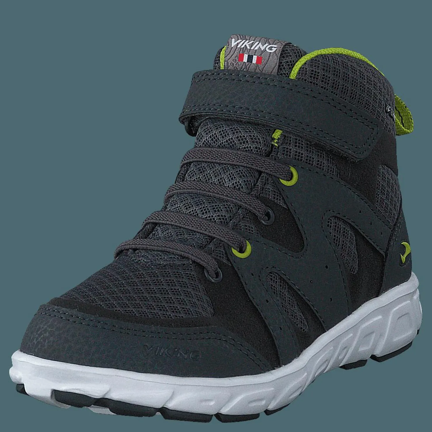 Viking Tolga Mid Wp Charcoal/black Blå Discount