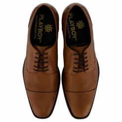 Playboy Footwear Tom Brown Leather Brun Discount