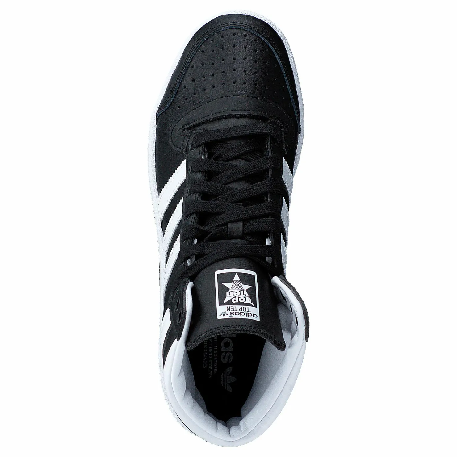 adidas Originals Top Ten Core Black/ftwr White/chalk Wh Svart Outlet