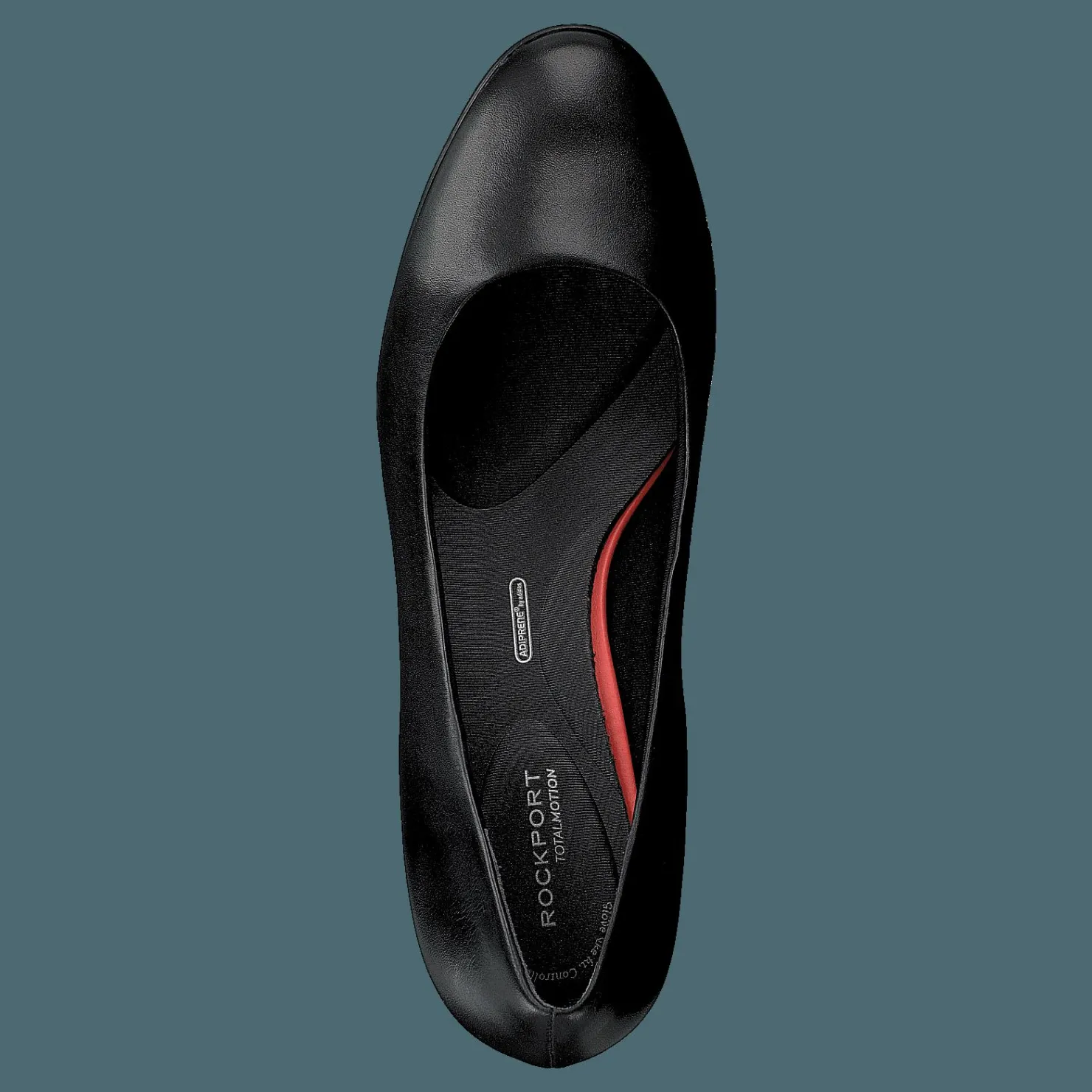 Rockport Total Motion 60Mm Heel Black Burn Calf Svart Clearance