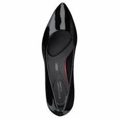 Rockport Total Motion 75Mm Pointy Pump Black Patent Svart Hot