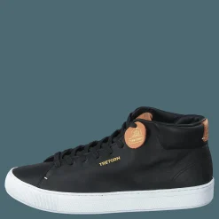 Tretorn Tournament Leather Hi Wp Black/white Svart Clearance