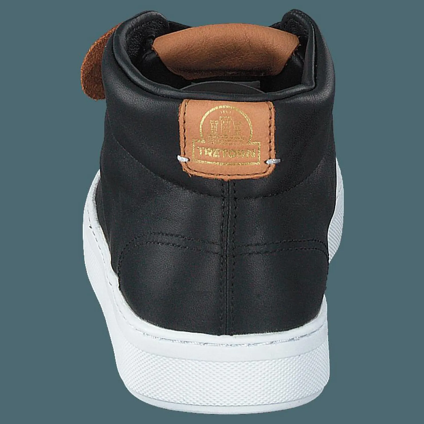 Tretorn Tournament Leather Hi Wp Black/white Svart Clearance