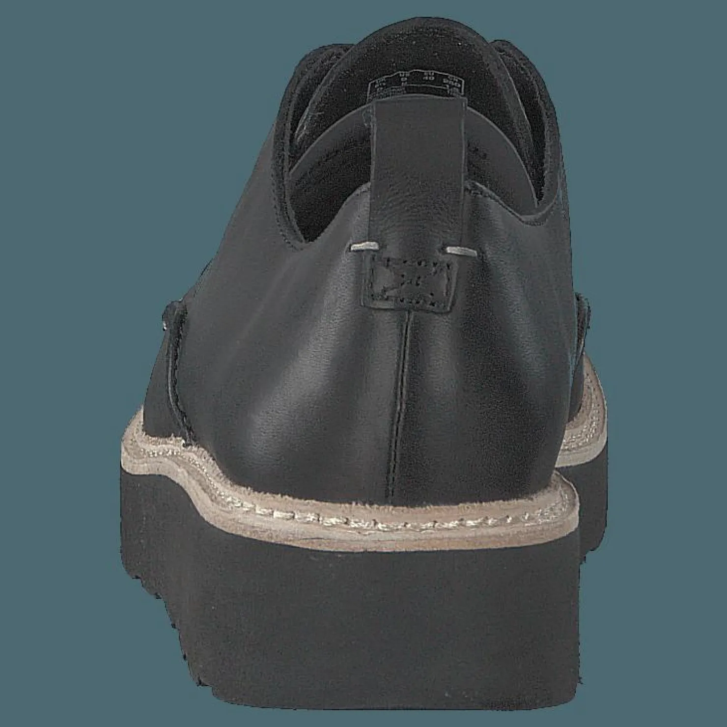 Clarks Trace Walk Black Leather Svart New