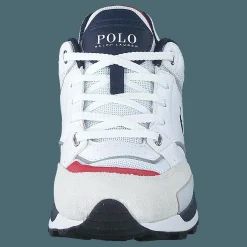 Polo Ralph Lauren Trackster 200 Sneaker Grey / Navy / White / Red Vit New