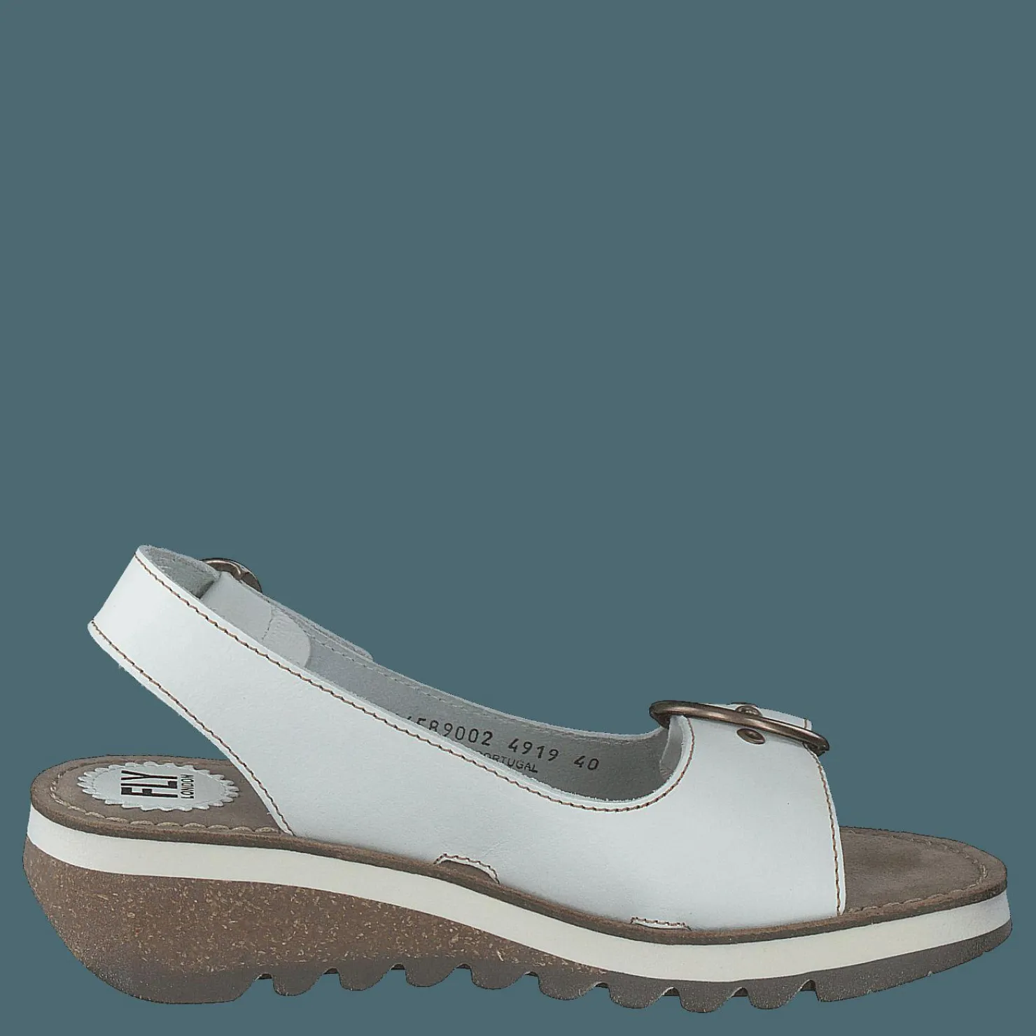 Fly London Tram 2 Bridle-offwhite Brun Hot