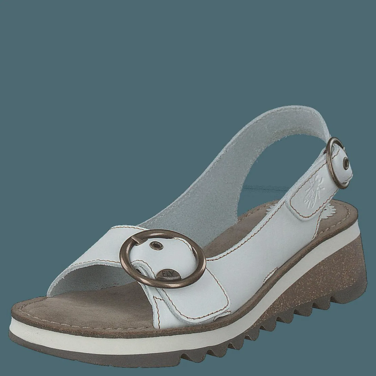 Fly London Tram 2 Bridle-offwhite Brun Hot