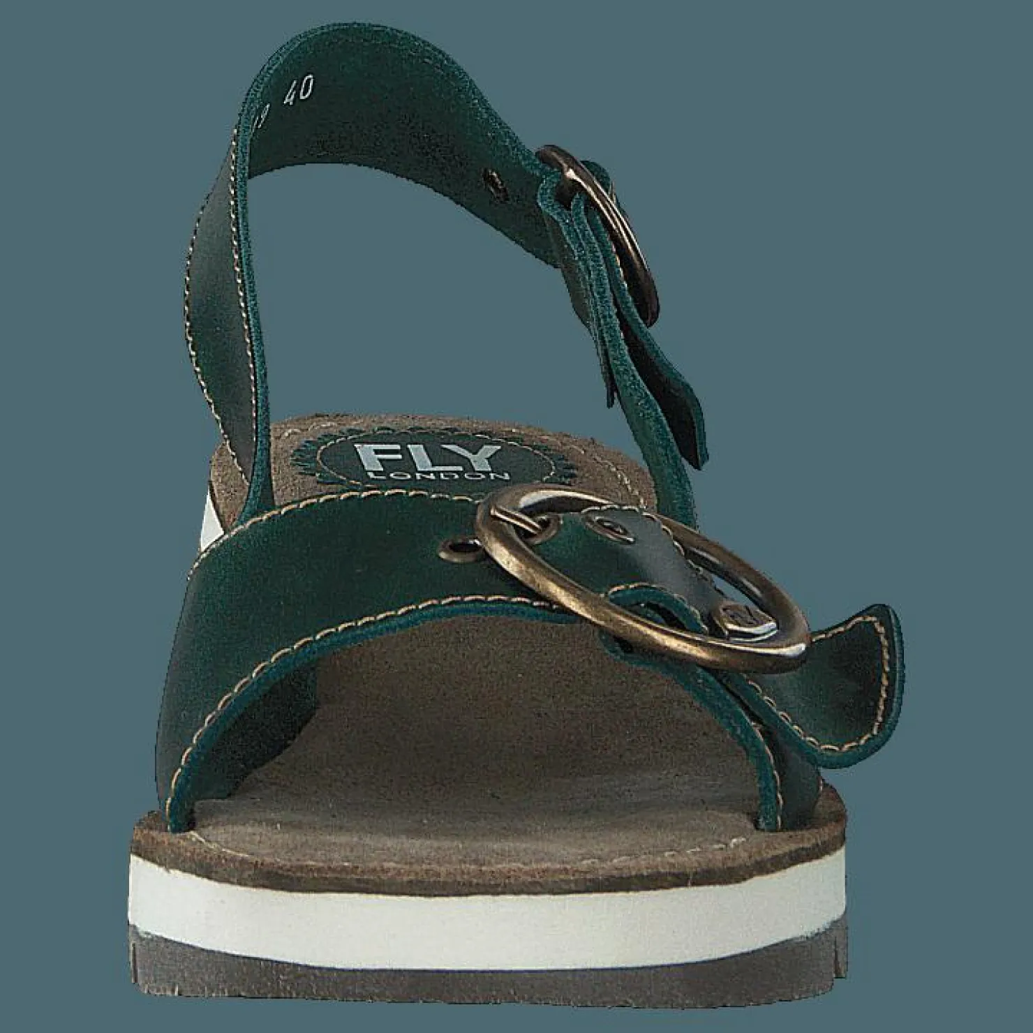 Fly London Tram 2 Bridle-petrol Brun Sale