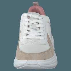 Clarks Tricomet Run Sand Combi Vit och Beige Outlet