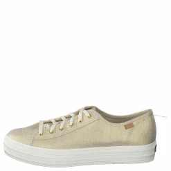 Keds Triple Kick Tassle Natural / Gold Guld och Beige