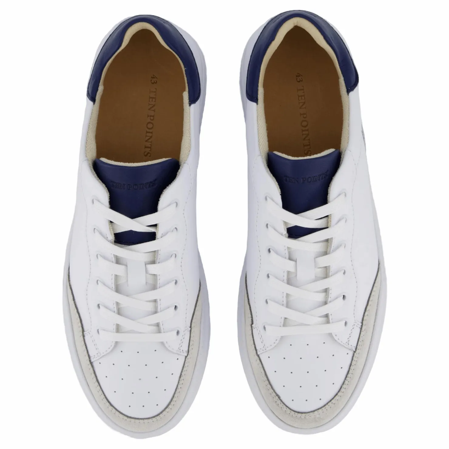 Ten Points Tristan Sneaker Vit Discount