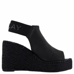 Replay Tyne Wedge Black Svart Outlet