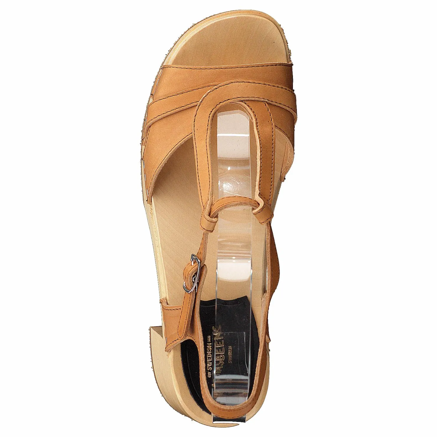 Swedish Hasbeens Ulla Nature Beige, Brun och Orange