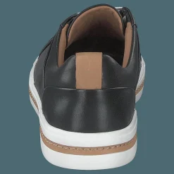 Clarks Un Maui Lace Black Leather Grå Best