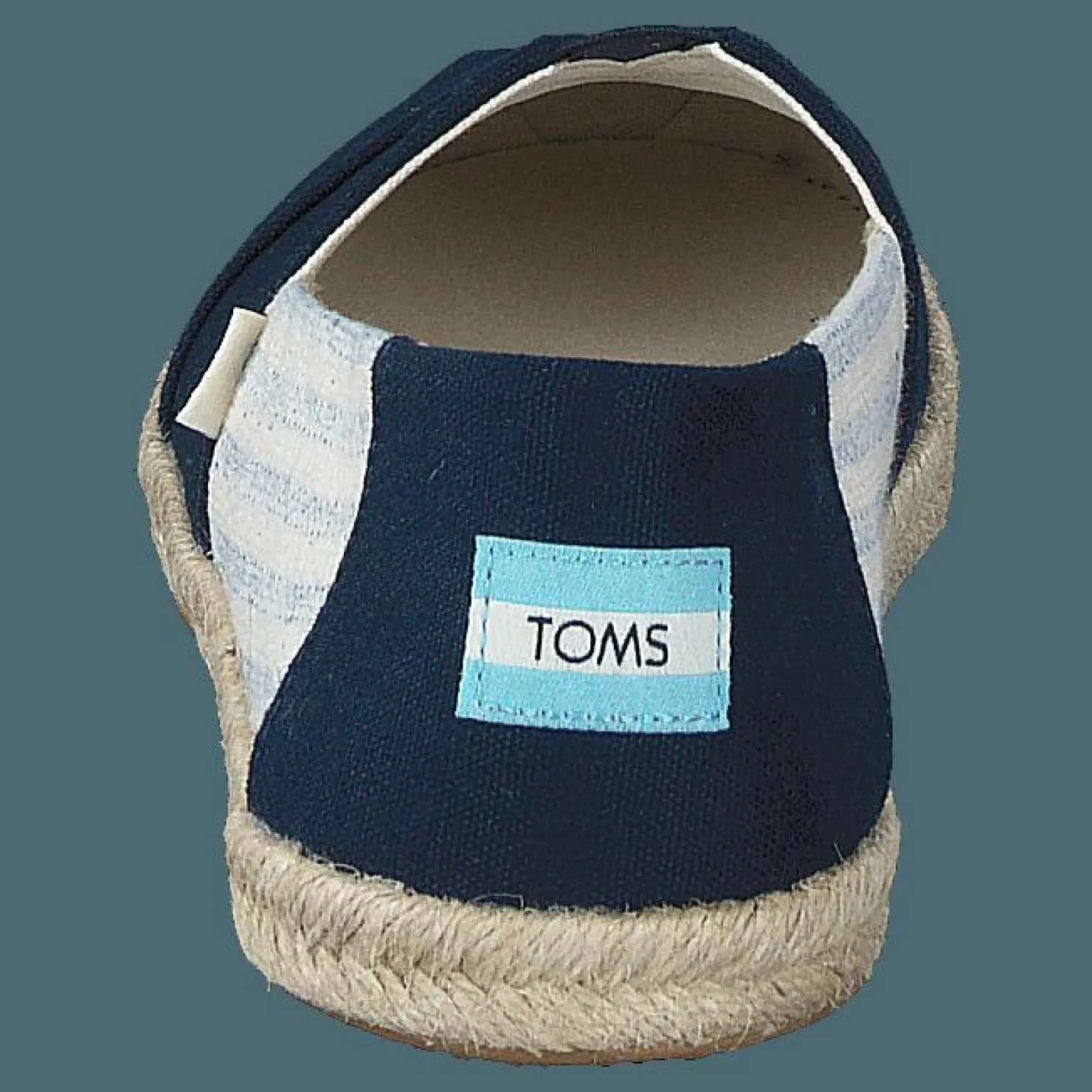 Toms University Stripe Alprg Navy Beige och Blå Sale