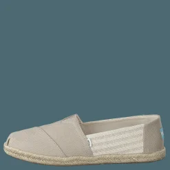 Toms University Stripe Organic Cott Tan Beige Online