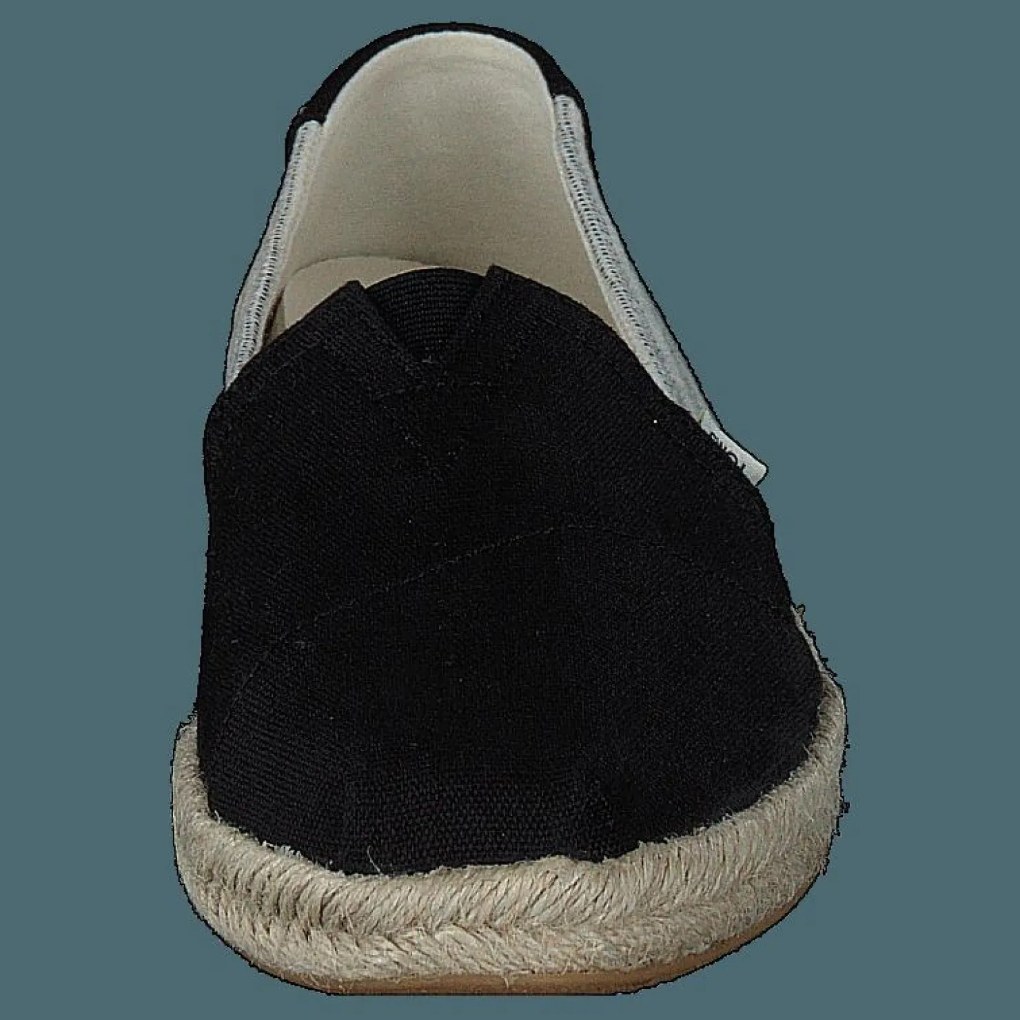 Toms University Stripe Organic Cott Black Brun Clearance