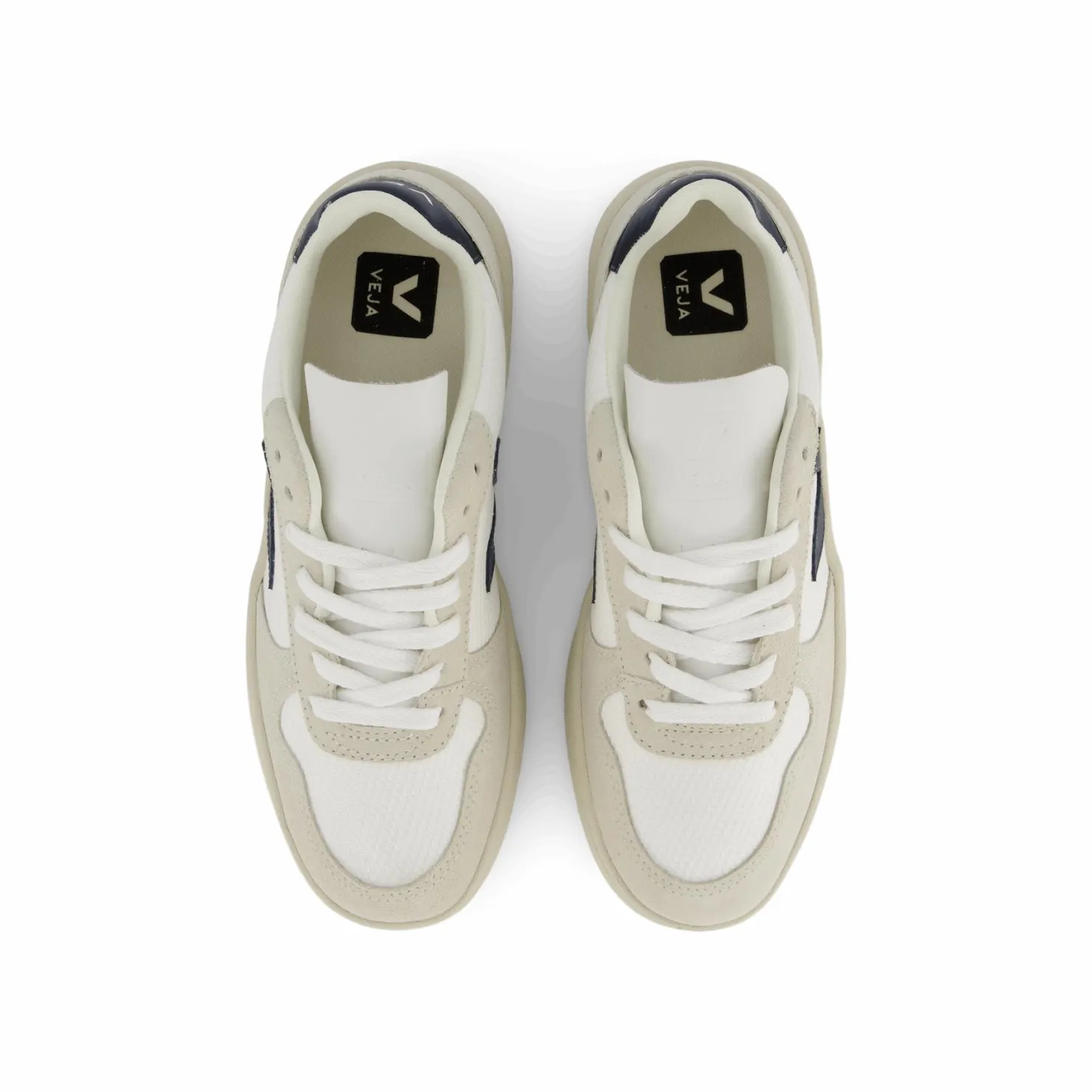 Veja V-10 B Mesh White Nautico Vit Outlet