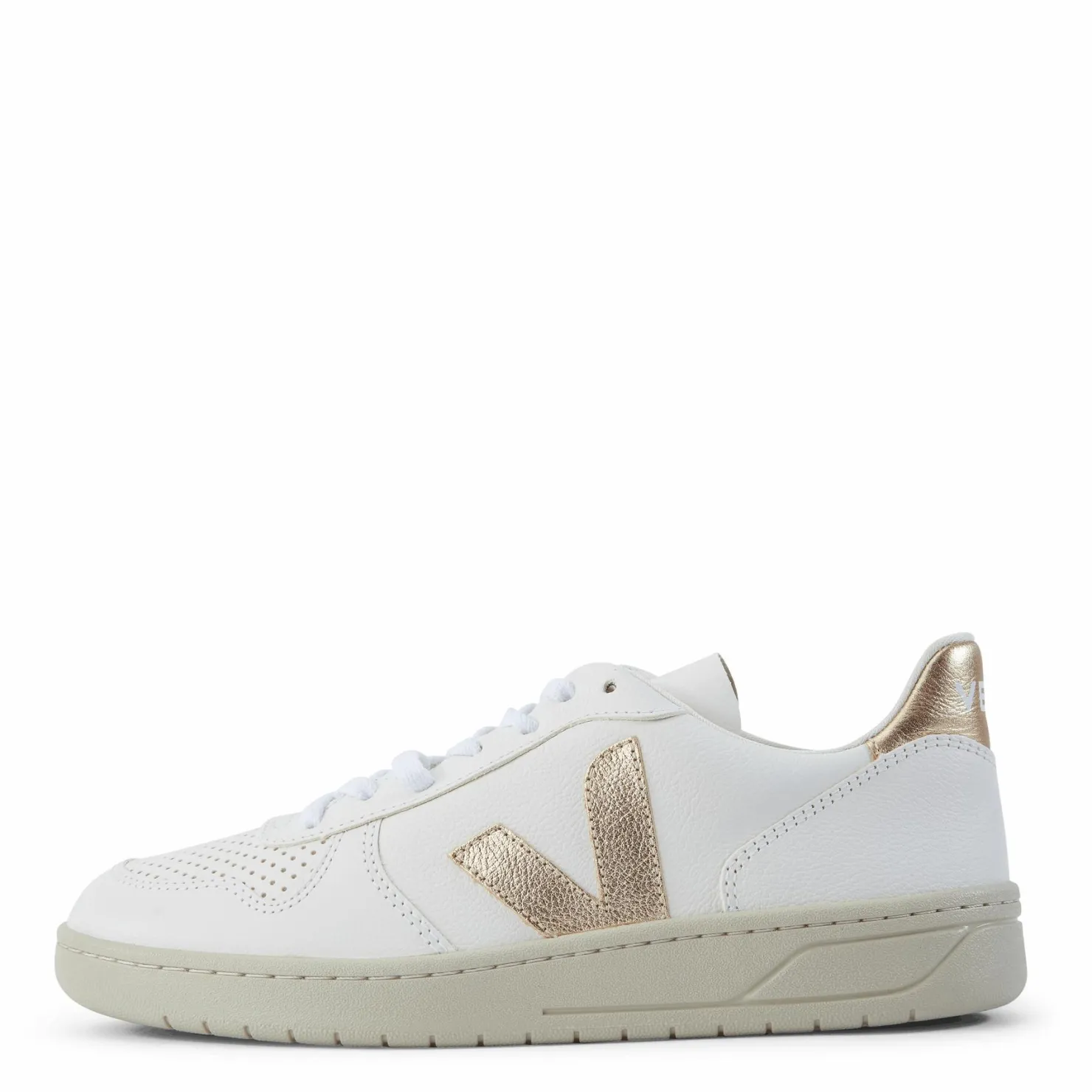 Veja V-10 Chromefree Leather Extra White Vit Best