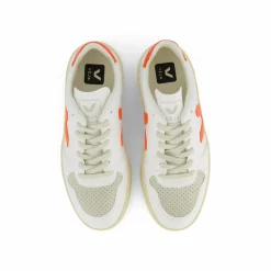 Veja V-10 Cwl White Orange Fluo Vit New