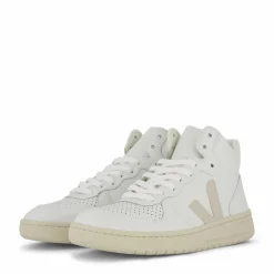 Veja V-15 Leather Extra White Natural Vit Outlet