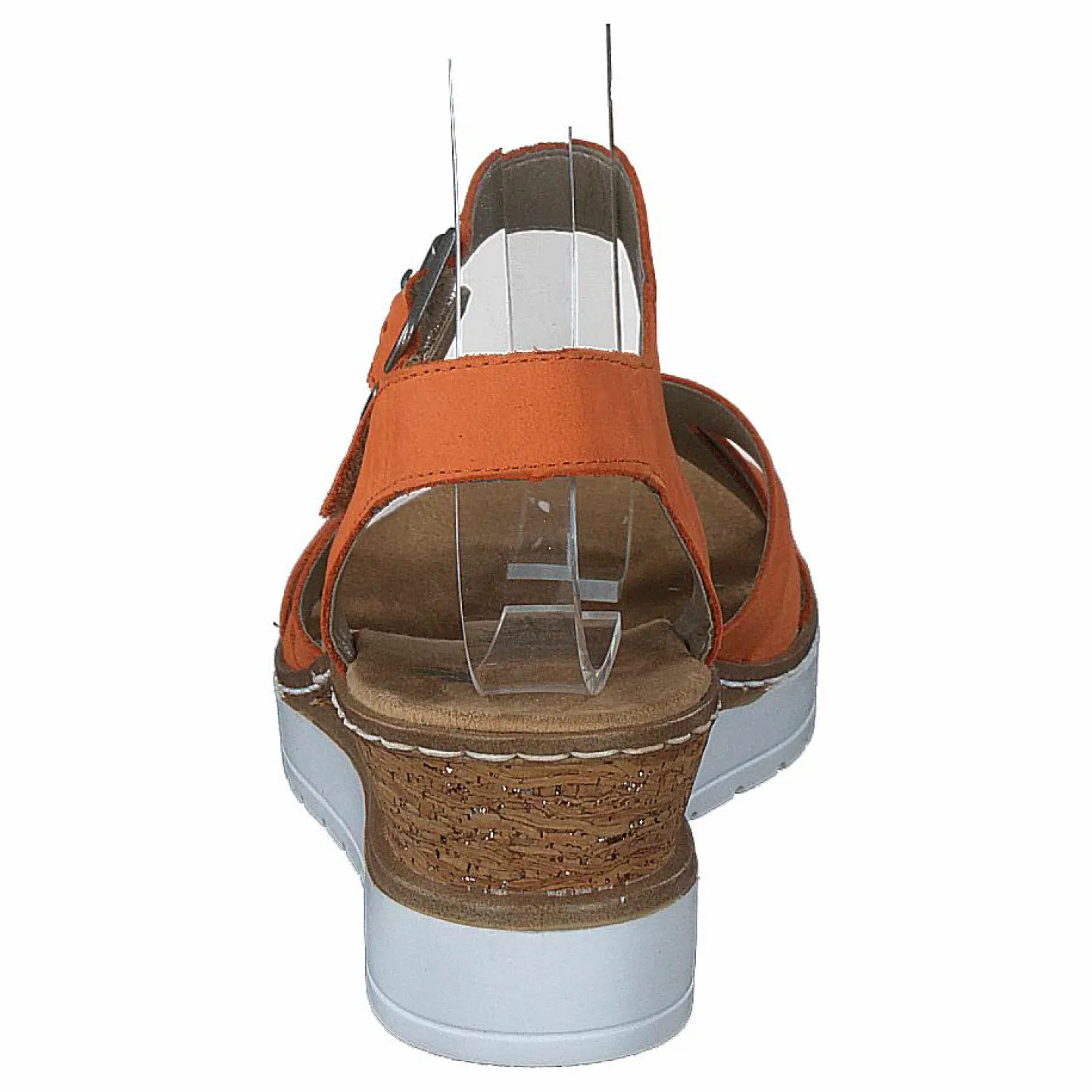 Rieker V3863-38 Mandarine Orange och Brun Discount