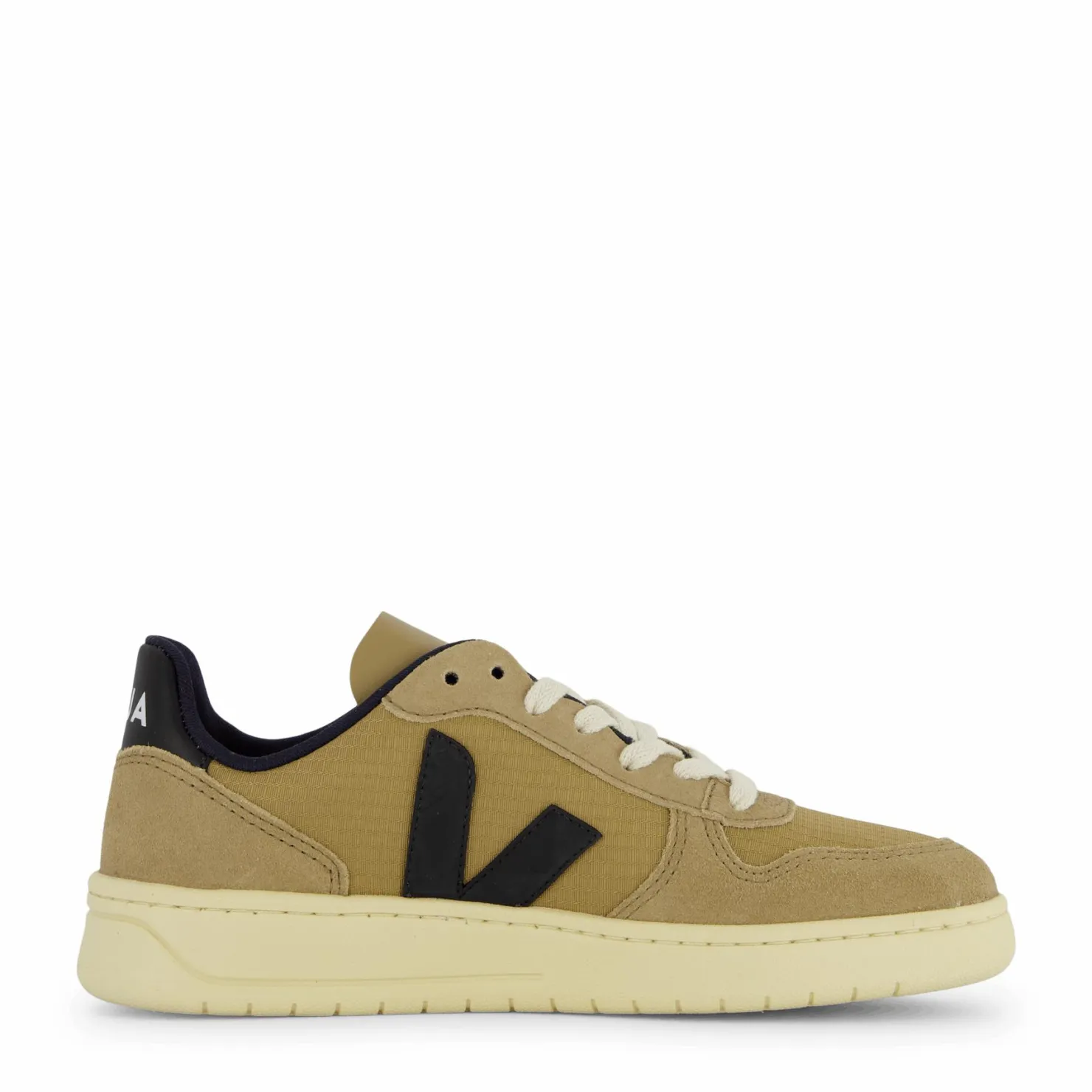 Veja V-10 Ripstop Dune Black Beige Sale