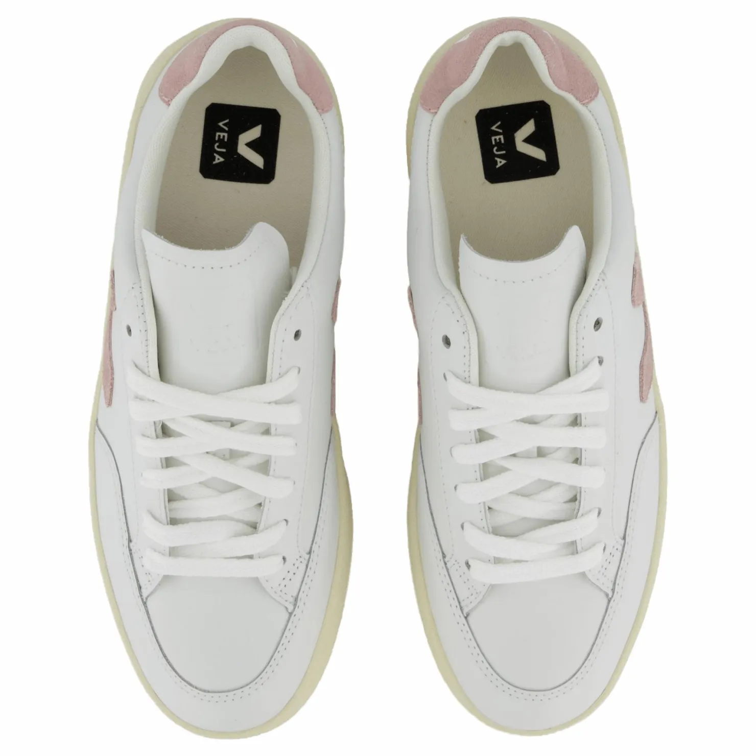 Veja V-12 V-12 Leather Extra-white_babe Vit Clearance