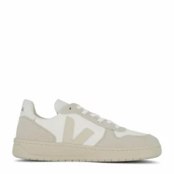 Veja V-10 White Natural Pierre Vit och Beige Hot