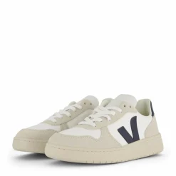 Veja V-10 White Nautico Vit och Beige Best