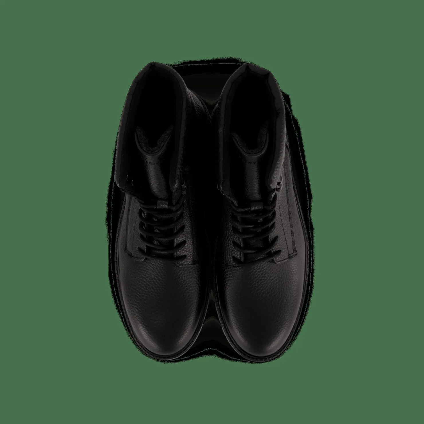 Tommy Hilfiger Varm Padded Hilfiger Lth Boot Black Svart Best
