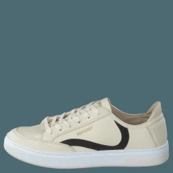 Superdry Vegan Basket Ov Low Trainer Oatmeal/vintage Black Beige Hot