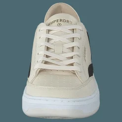 Superdry Vegan Basket Ov Low Trainer Oatmeal/vintage Black Beige Hot