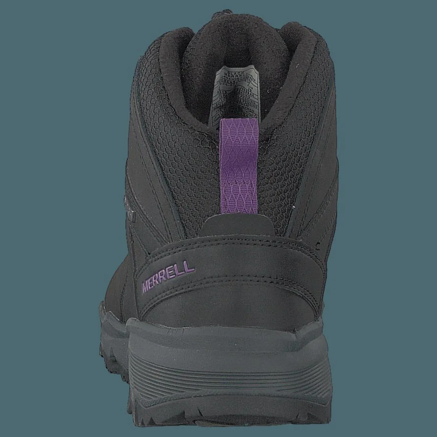 Merrell Vego Mid Leather North Wp Ice+ Black/gloxinia Svart Outlet