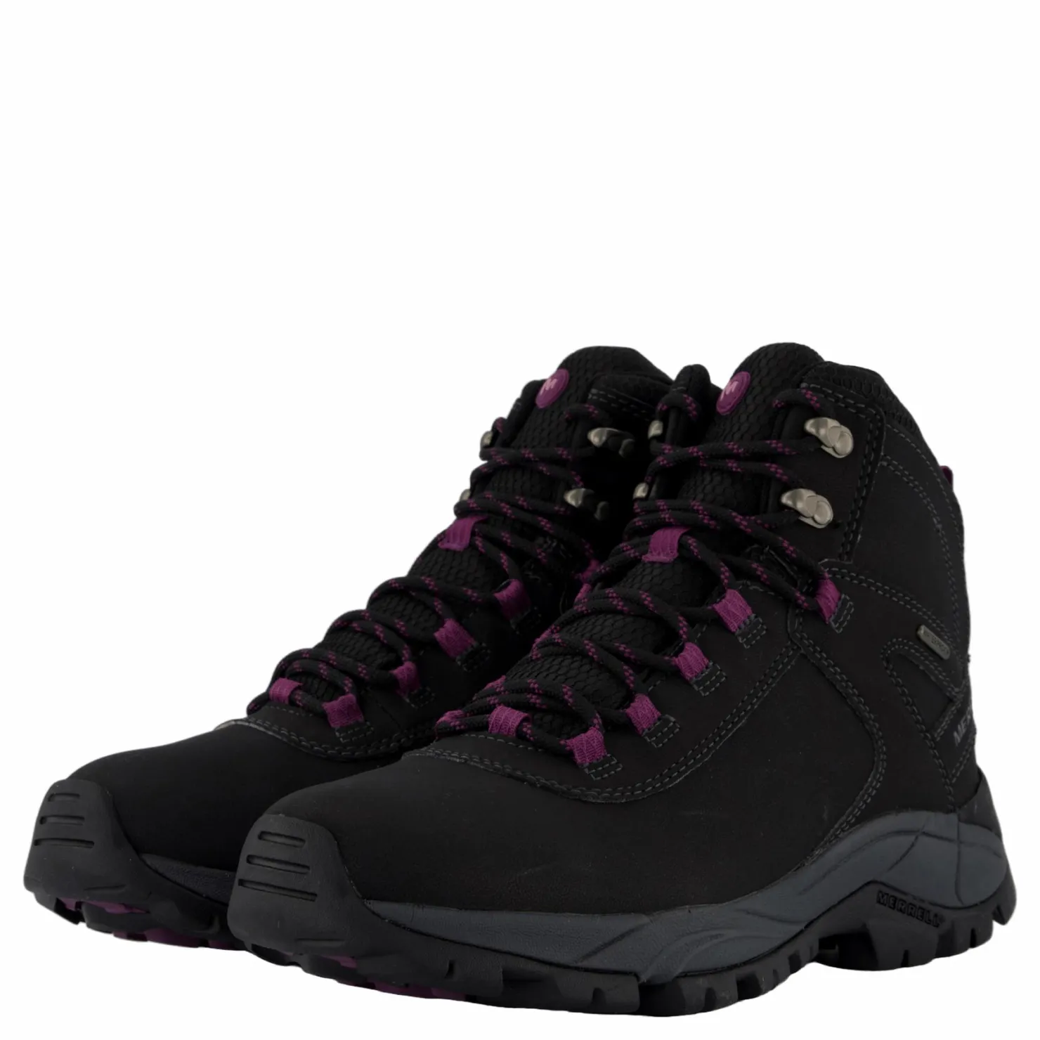 Merrell Vego Mid Leather WTPF Black/Gloxinia Svart Hot