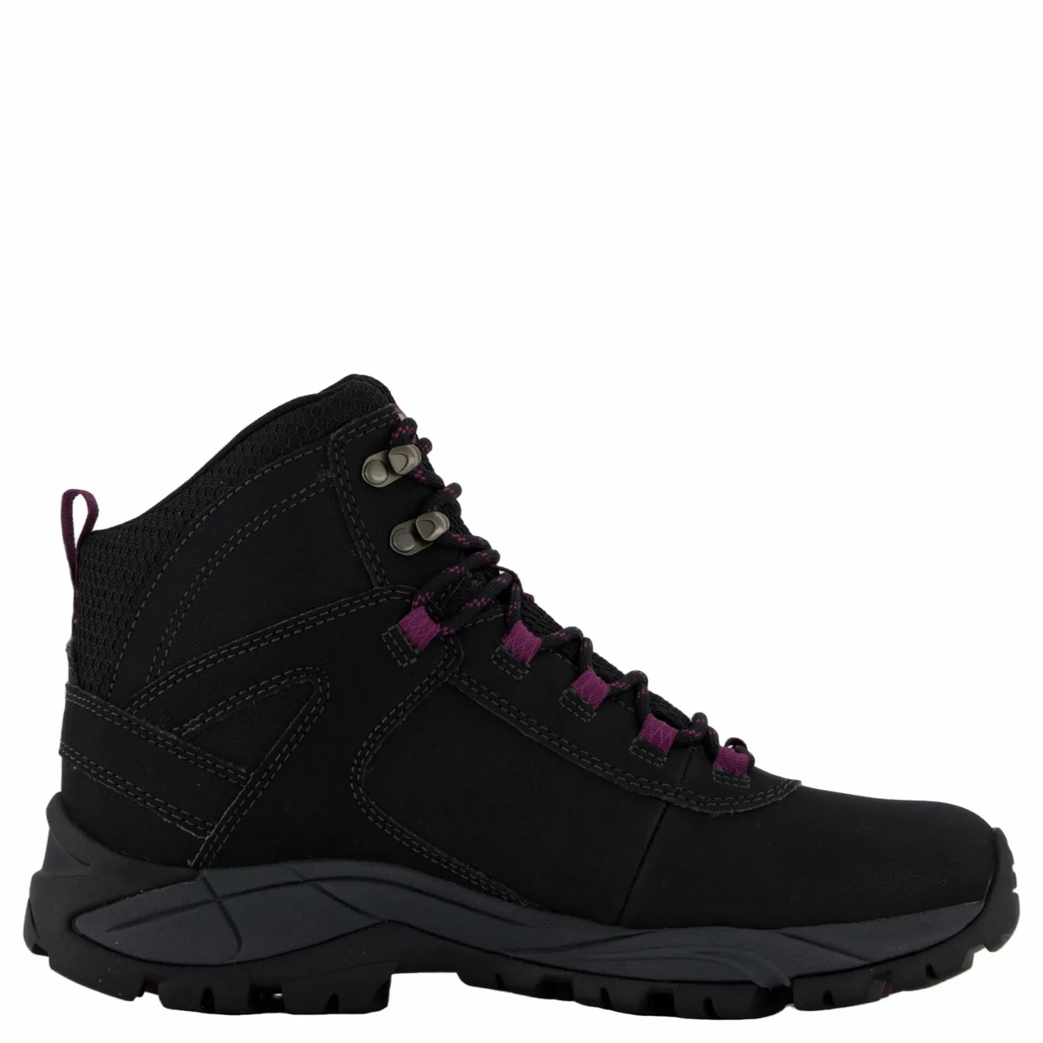 Merrell Vego Mid Leather WTPF Black/Gloxinia Svart Hot