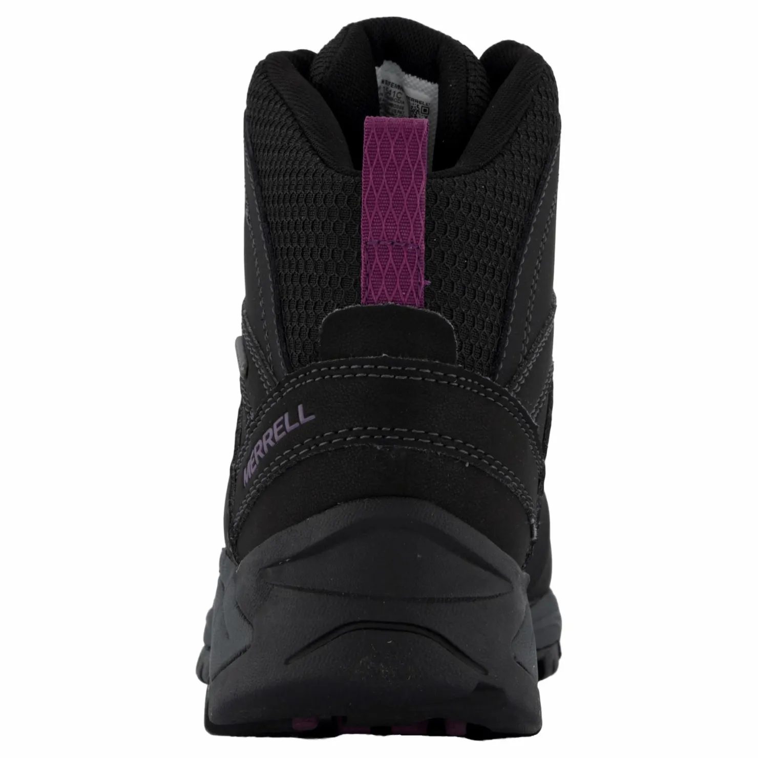 Merrell Vego Mid Leather WTPF Black/Gloxinia Svart Hot