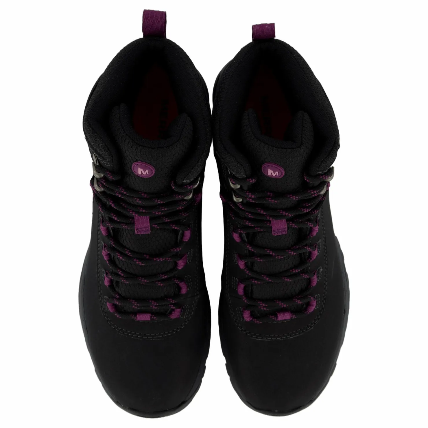 Merrell Vego Mid Leather WTPF Black/Gloxinia Svart Hot