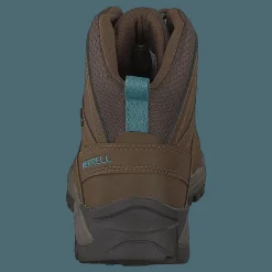 Merrell Vego Mid Leather Wtpf Dark Earth/britianny Blue Brun Sale