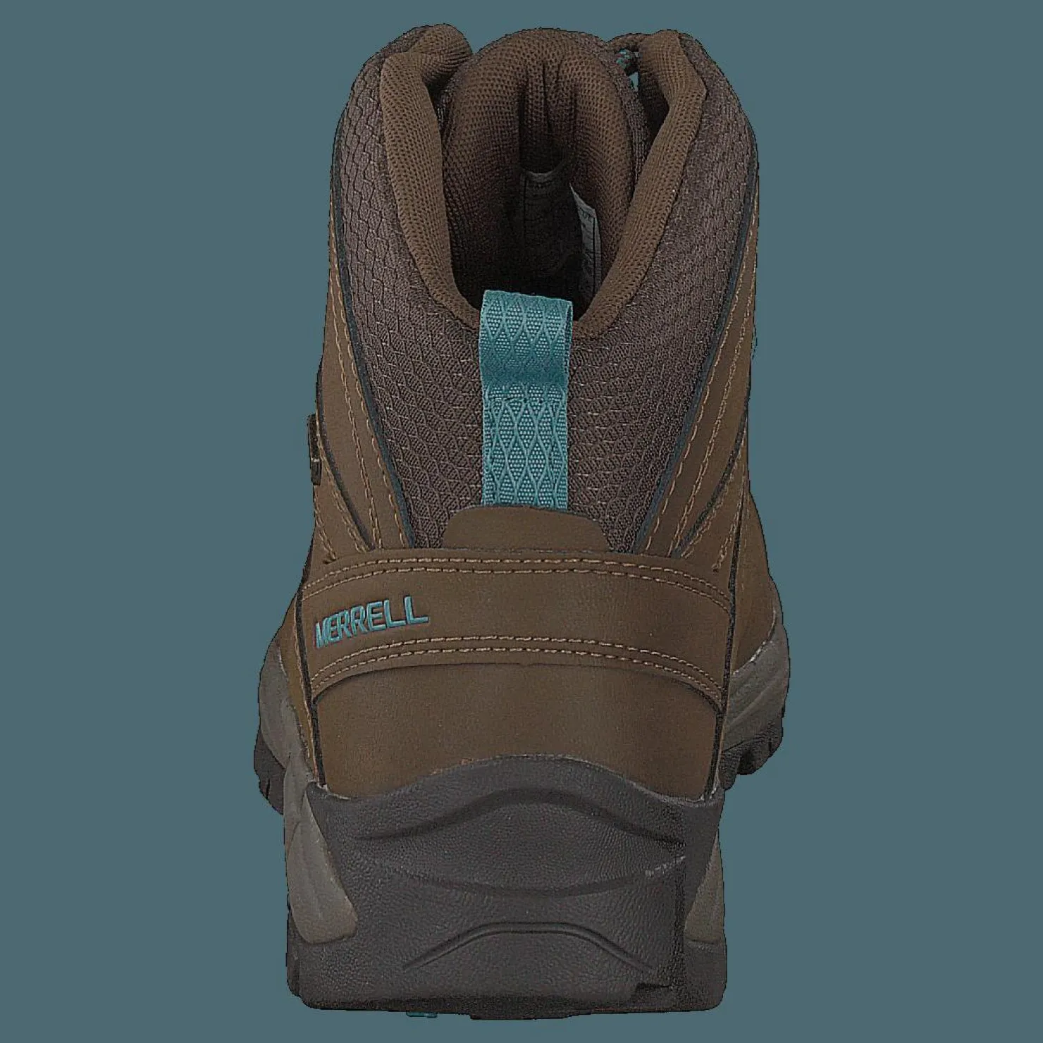 Merrell Vego Mid Leather Wtpf Dark Earth/britianny Blue Brun Sale